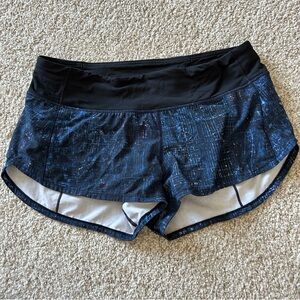 Lululemon Speed Up Low Rise Run Shorts size 6